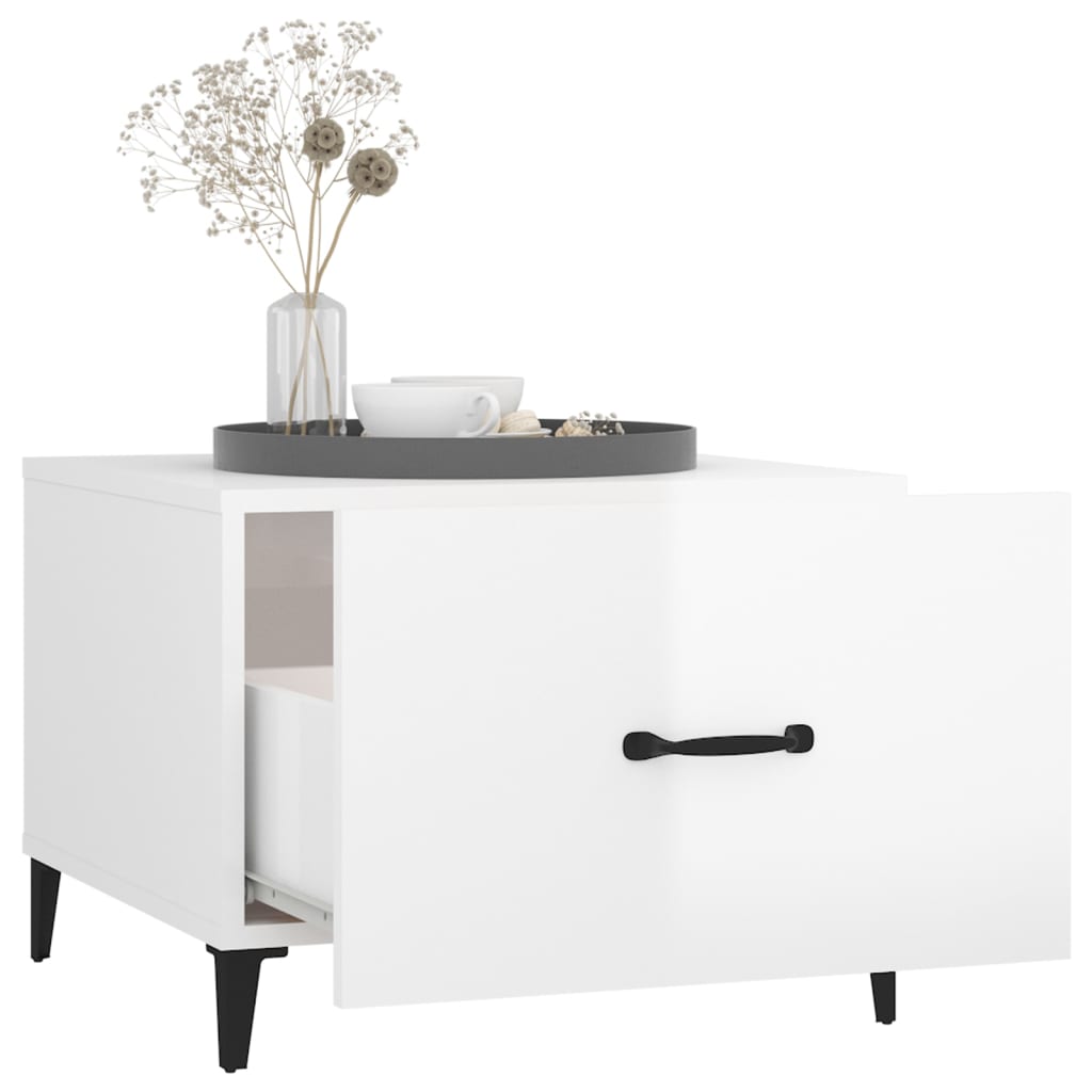 Salontafels Met Metalen Poten 50X50X40 Cm