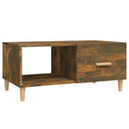 Salontafel 89,5X50X40 Cm Bewerkt Hout Kleurig