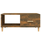 Salontafel 89,5X50X40 Cm Bewerkt Hout Kleurig