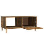Salontafel 89,5X50X40 Cm Bewerkt Hout Kleurig