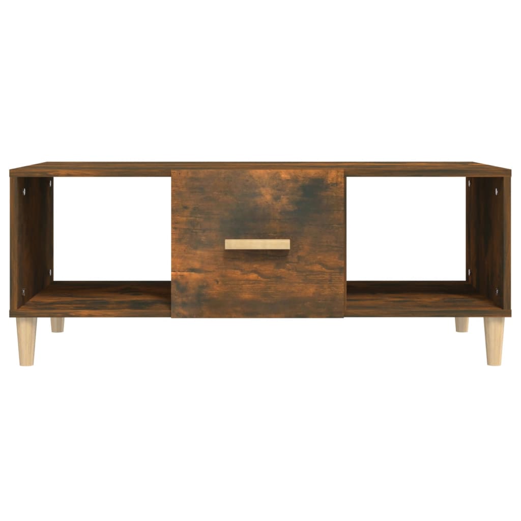 Salontafel 102X50X40 Cm Bewerkt Hout Kleurig