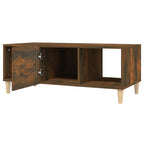Salontafel 102X50X40 Cm Bewerkt Hout Kleurig