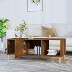 Salontafel 102X50X40 Cm Bewerkt Hout Kleurig