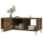 Salontafel 102X50X40 Cm Bewerkt Hout Kleurig