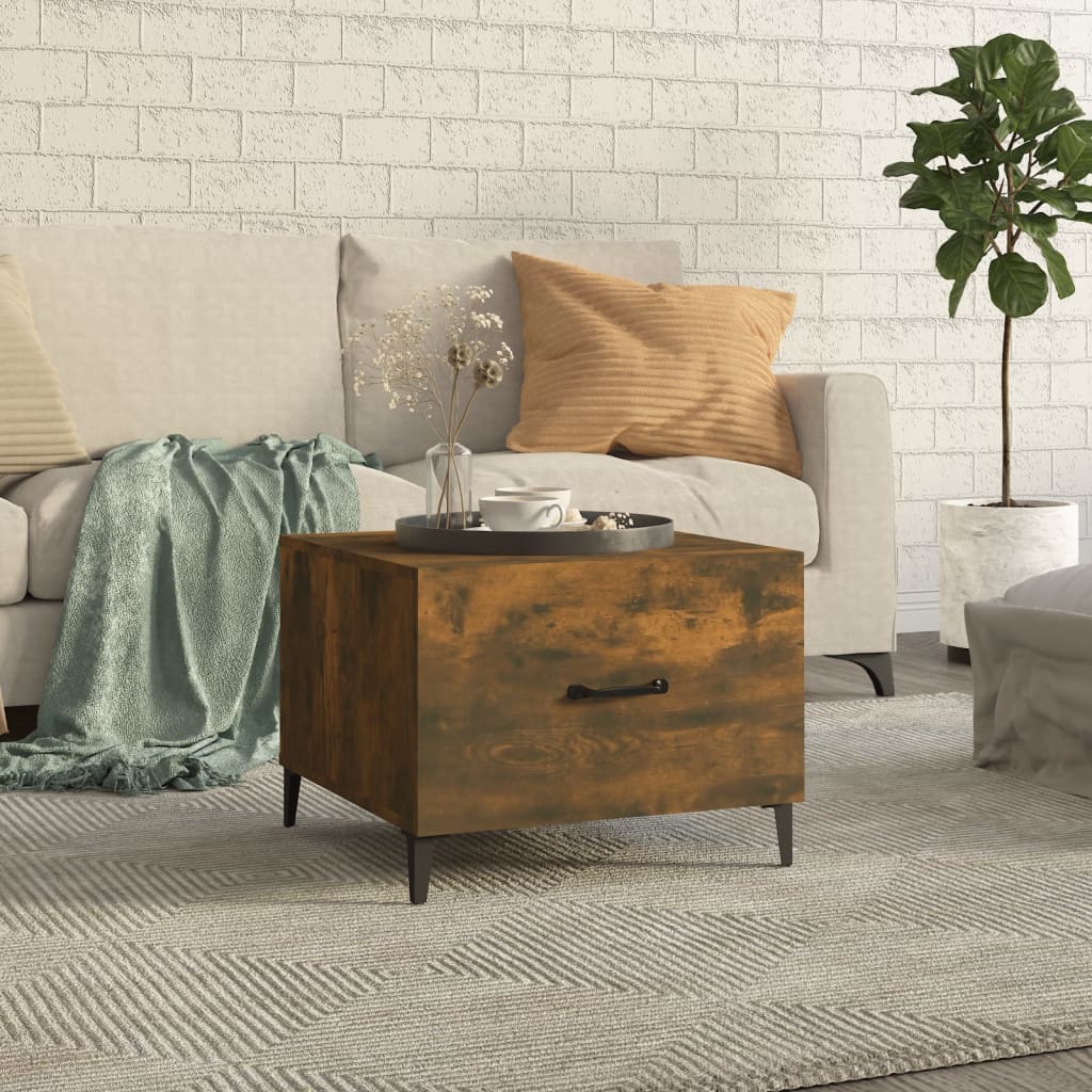 Salontafels Met Metalen Poten 50X50X40 Cm