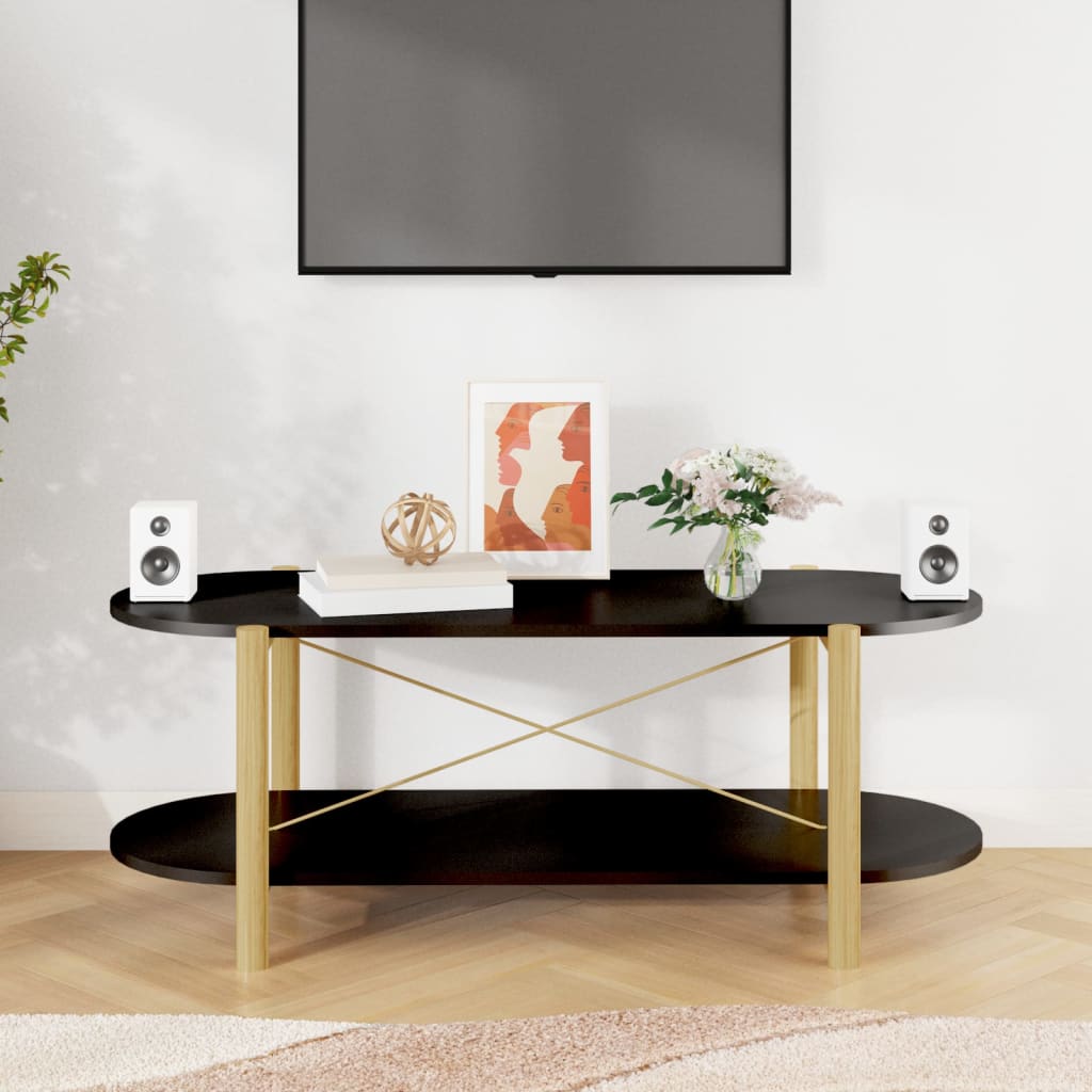 Salontafel 110X48X40 Cm Bewerkt Hout