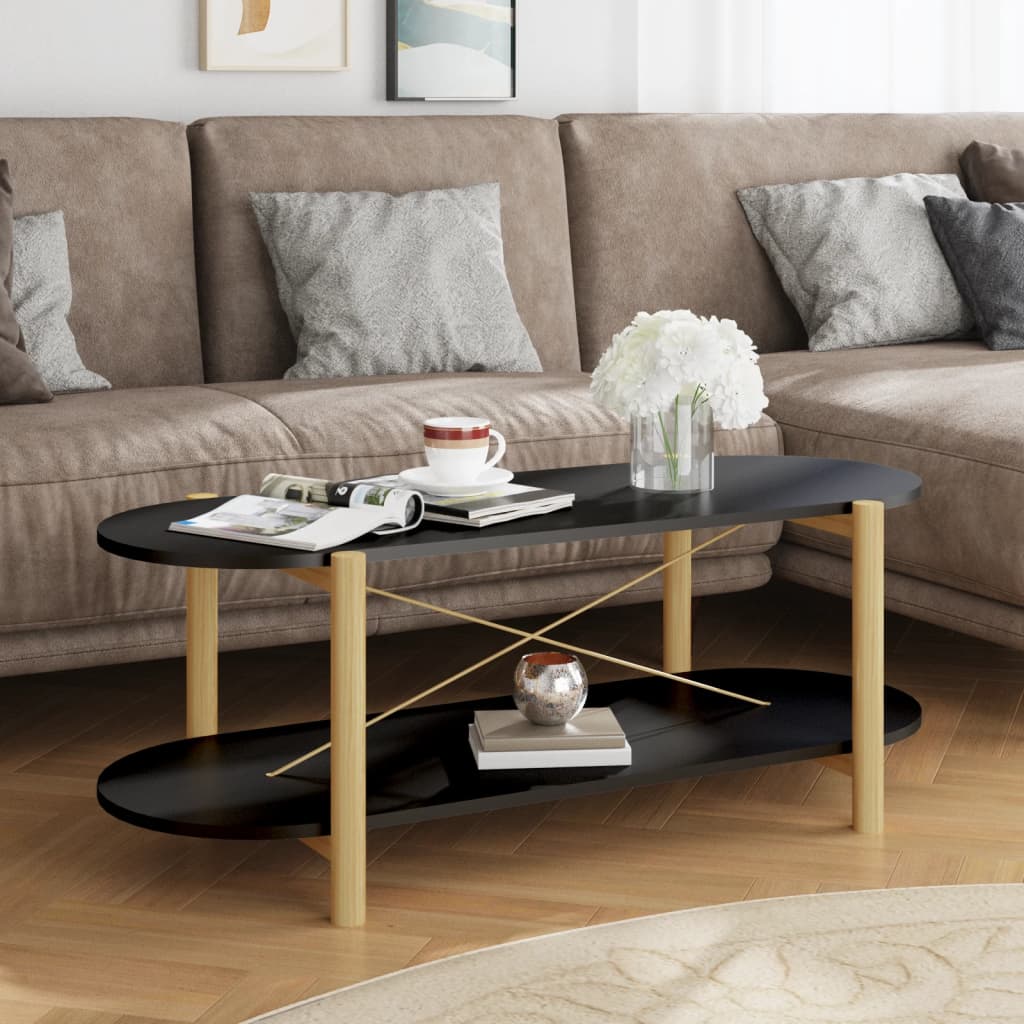 Salontafel 110X48X40 Cm Bewerkt Hout