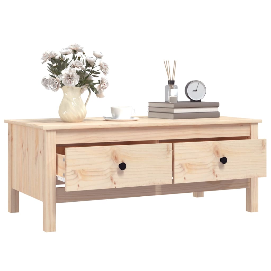 Salontafel 100X50X40 Cm Massief Grenenhout
