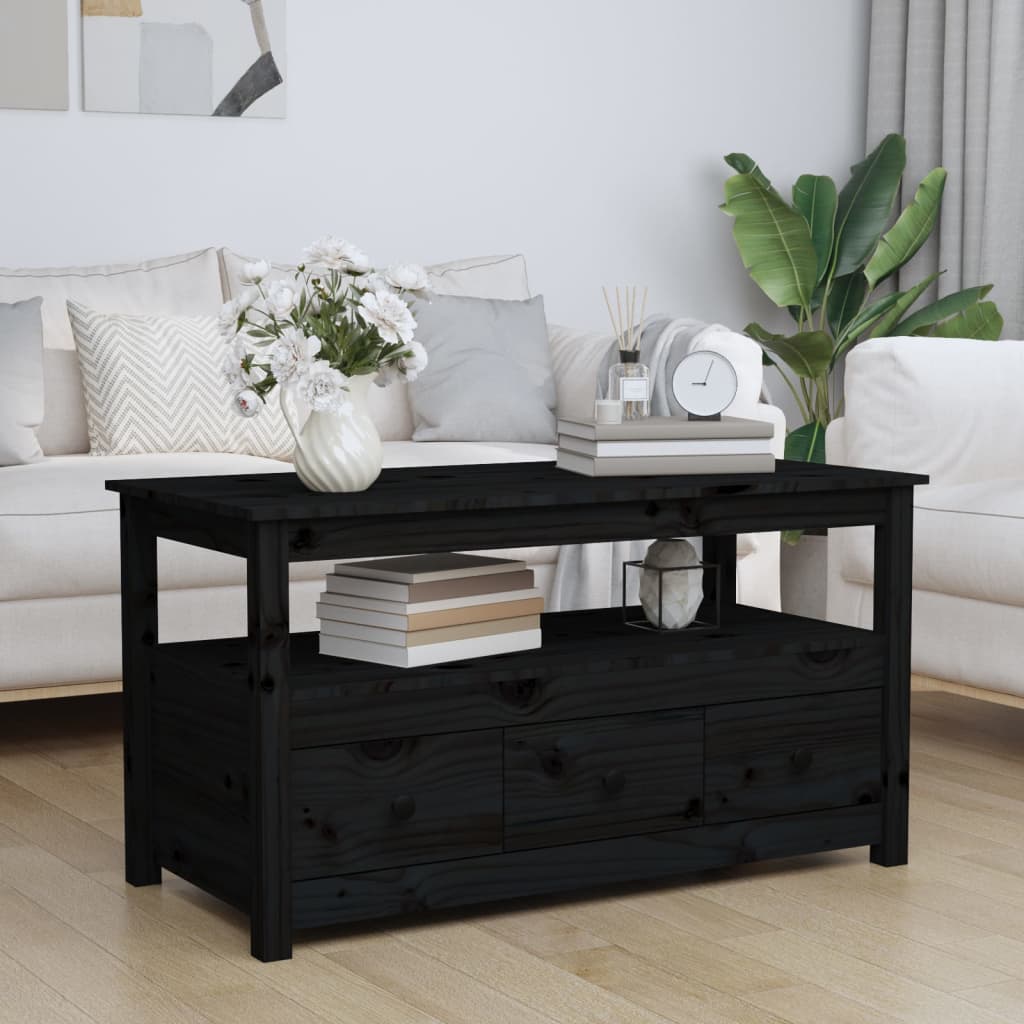 Salontafel 102X49X55 Cm Massief Grenenhout