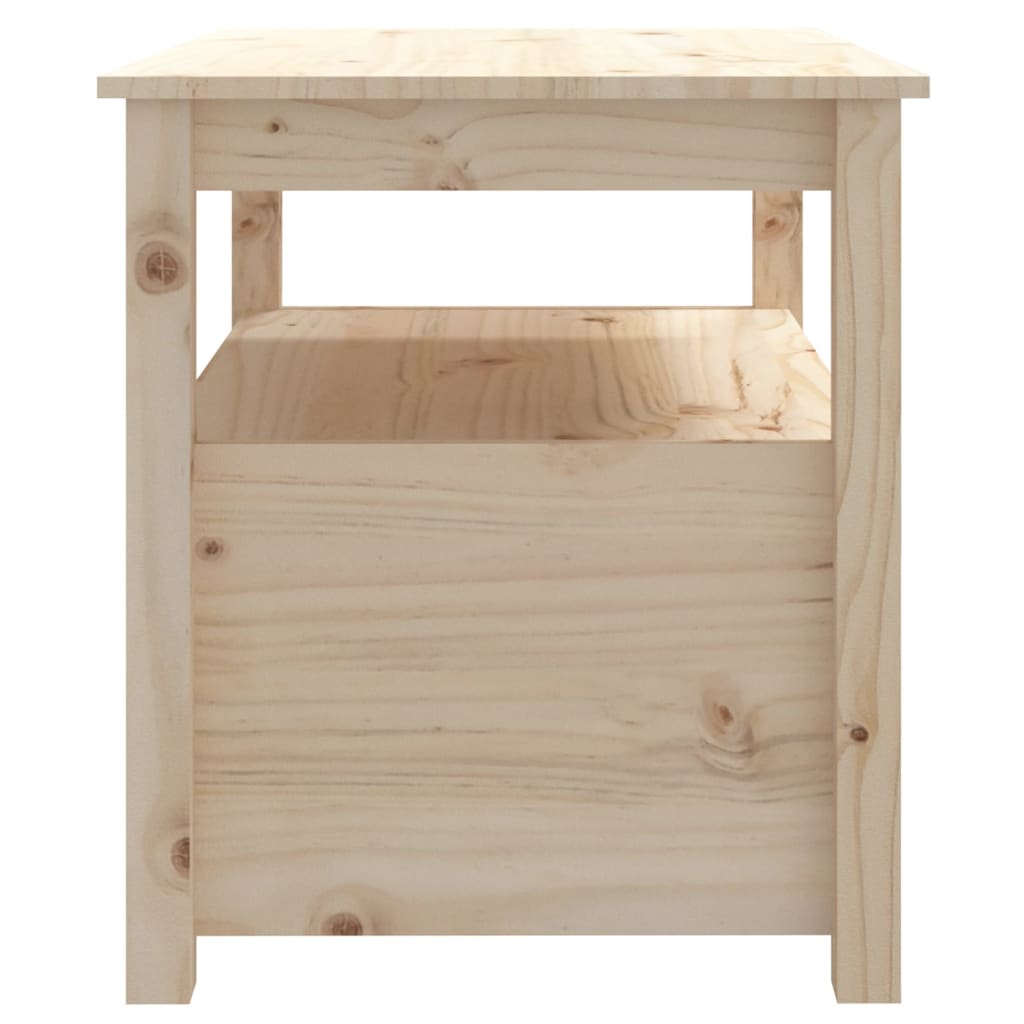 Salontafel 71X49X55 Cm Massief Grenenhout