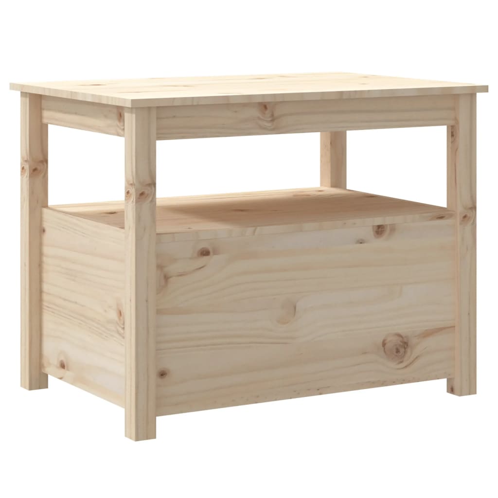 Salontafel 71X49X55 Cm Massief Grenenhout