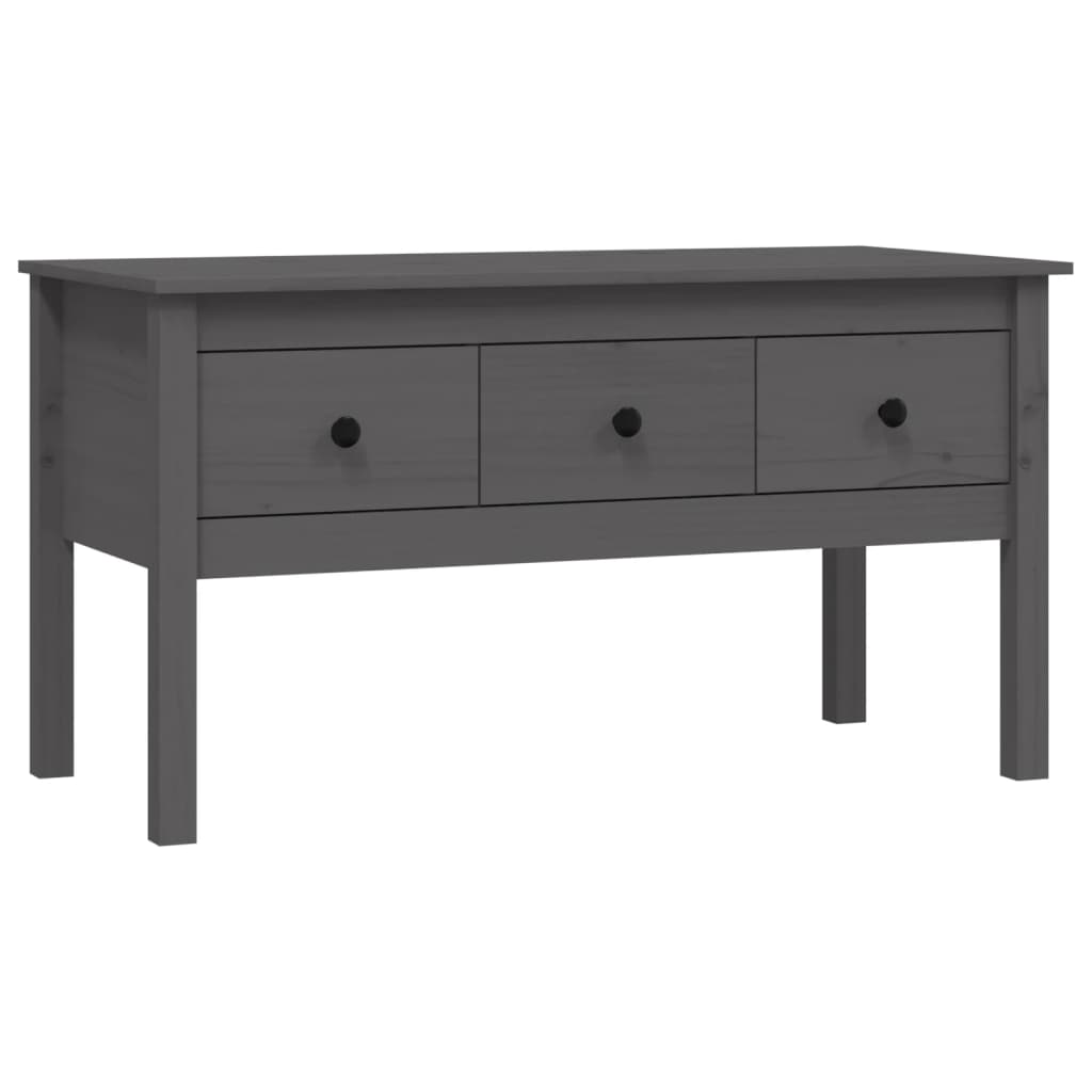 Salontafel 102X49X55 Cm Massief Grenenhout