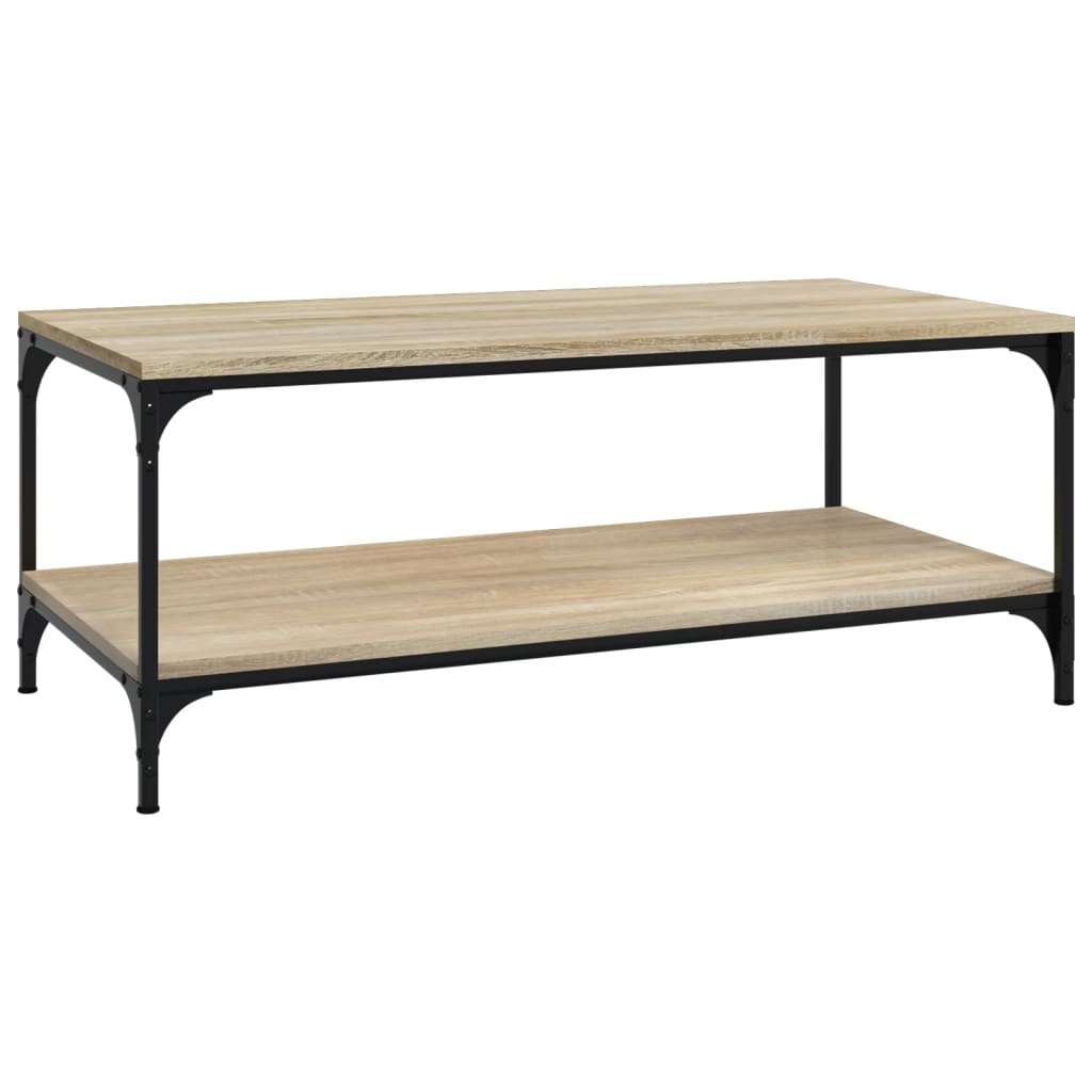 Salontafel Bewerkt Hout Kleurig