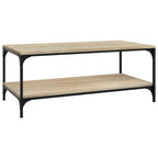 Salontafel Bewerkt Hout Kleurig