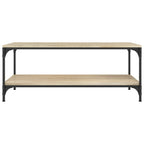 Salontafel Bewerkt Hout Kleurig