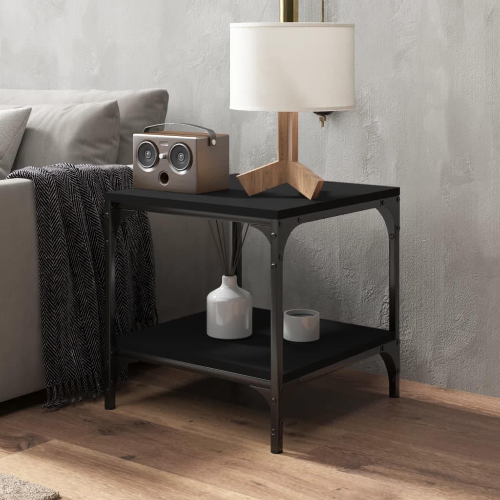 Bijzettafel Bewerkt Hout