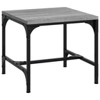 Salontafel Bewerkt Hout Grijs