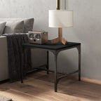 Bijzettafel Bewerkt Hout