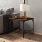 Bijzettafel Bewerkt Hout