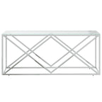 Salontafel 110X45X45 Cm Roestvrij Staal En