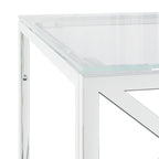 Salontafel 110X45X45 Cm Roestvrij Staal En