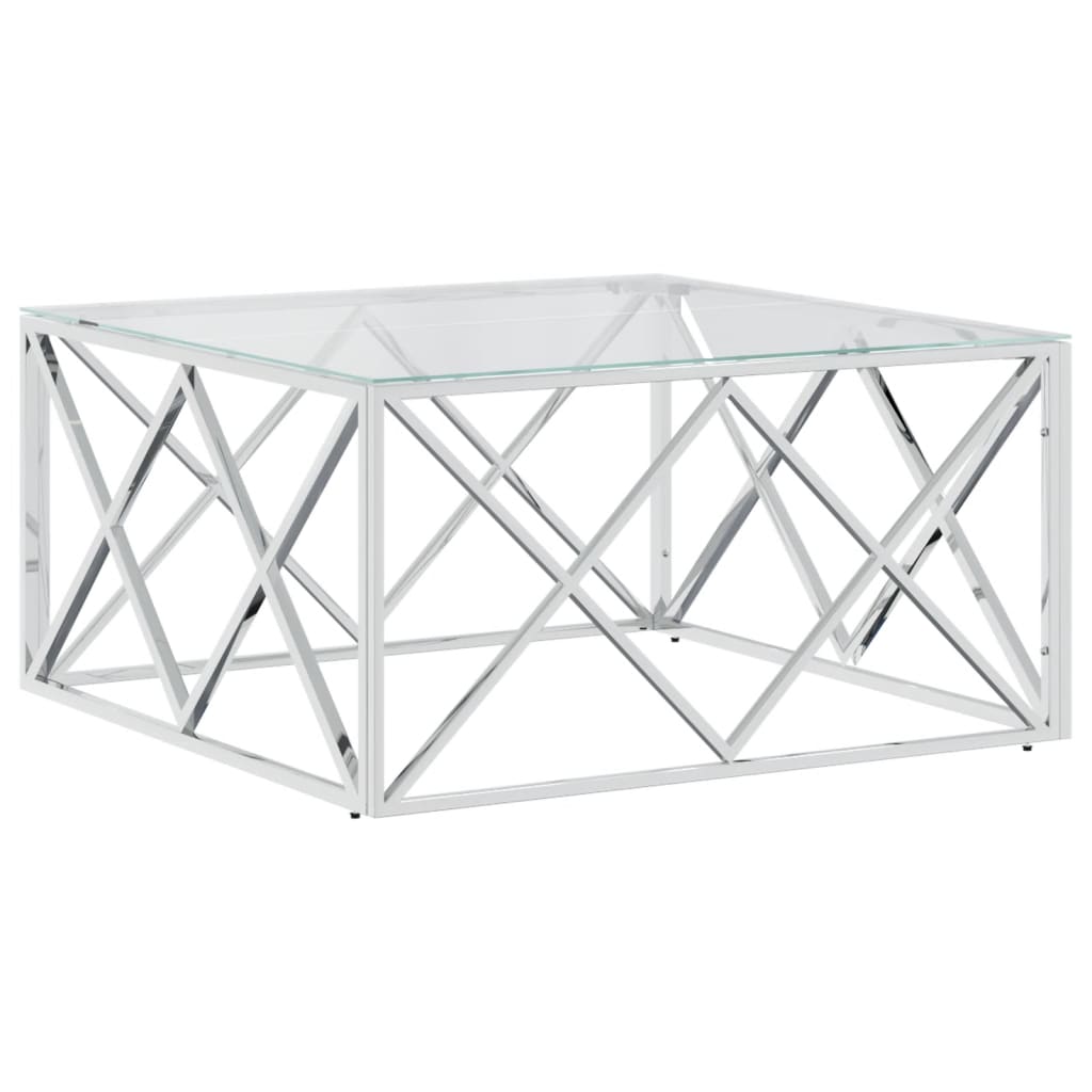 Salontafel 80X80X40 Cm Roestvrij Staal En