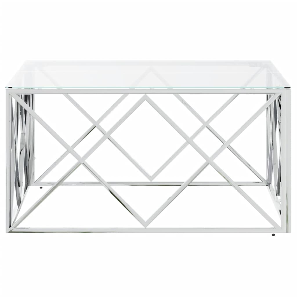 Salontafel 80X80X40 Cm Roestvrij Staal En