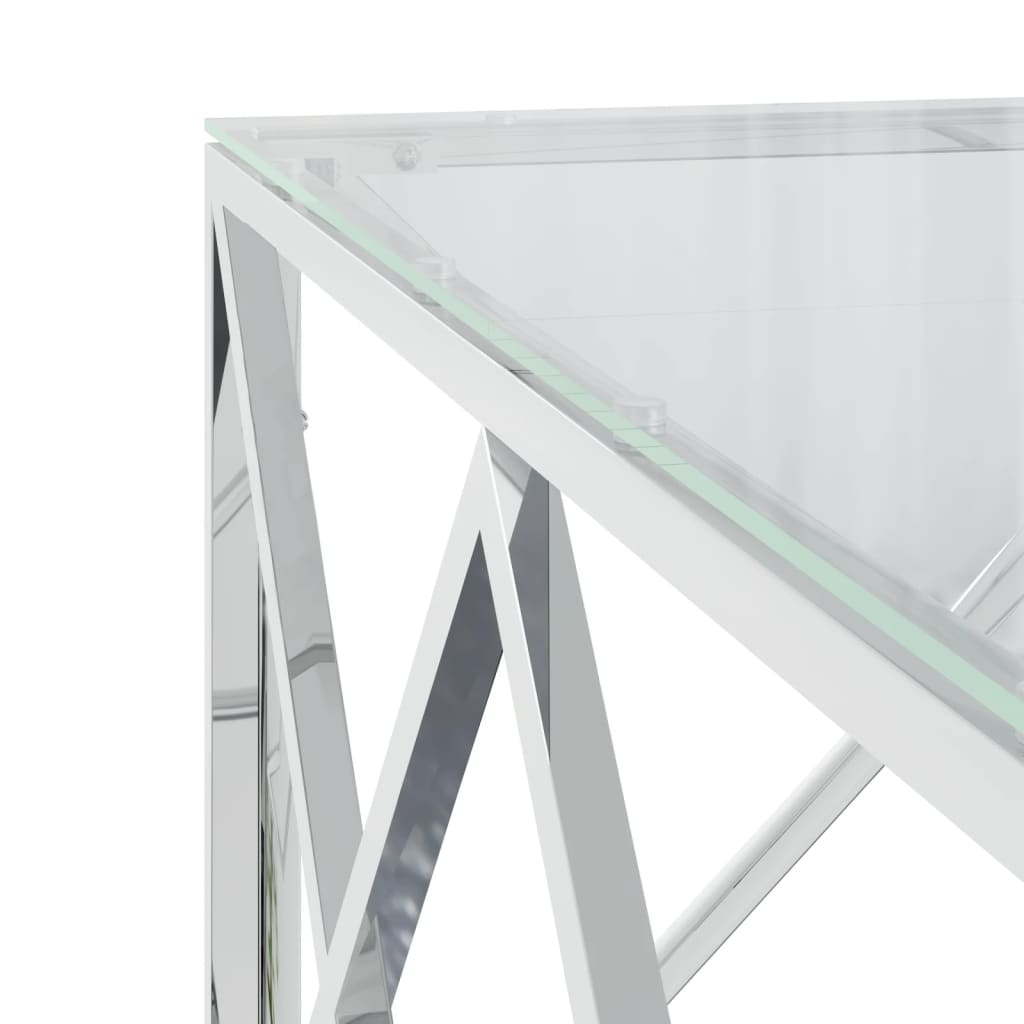 Salontafel 80X80X40 Cm Roestvrij Staal En