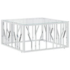 Salontafel 80X80X40 Cm Roestvrij Staal En
