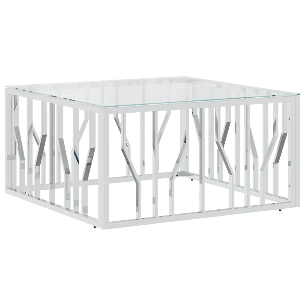 Salontafel 80X80X40 Cm Roestvrij Staal En