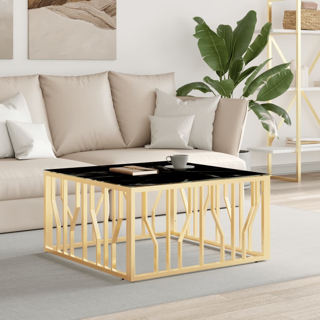 Salontafel 80X80X40 Cm Roestvrij Staal En