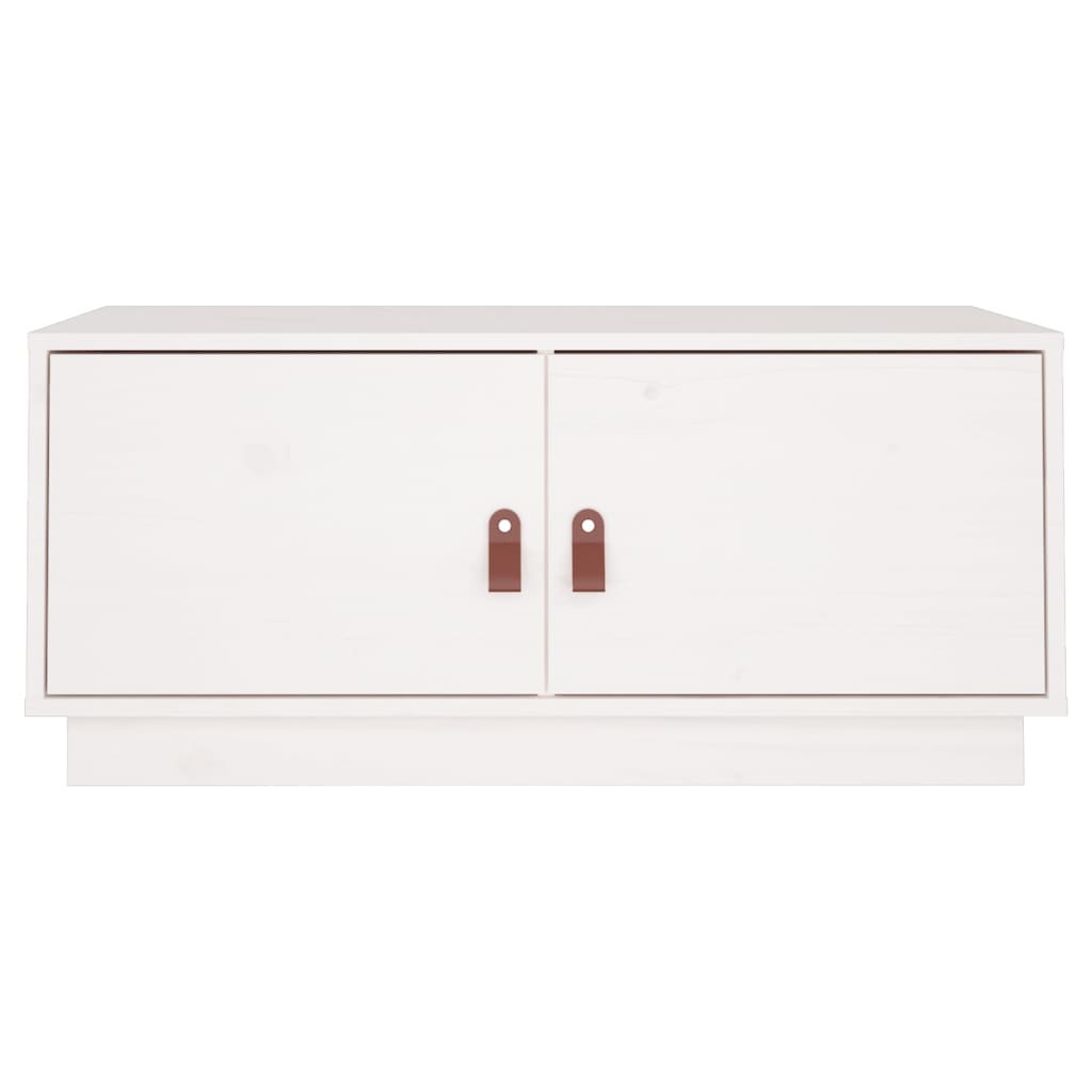 Salontafel 80X50X35 Cm Massief Grenenhout