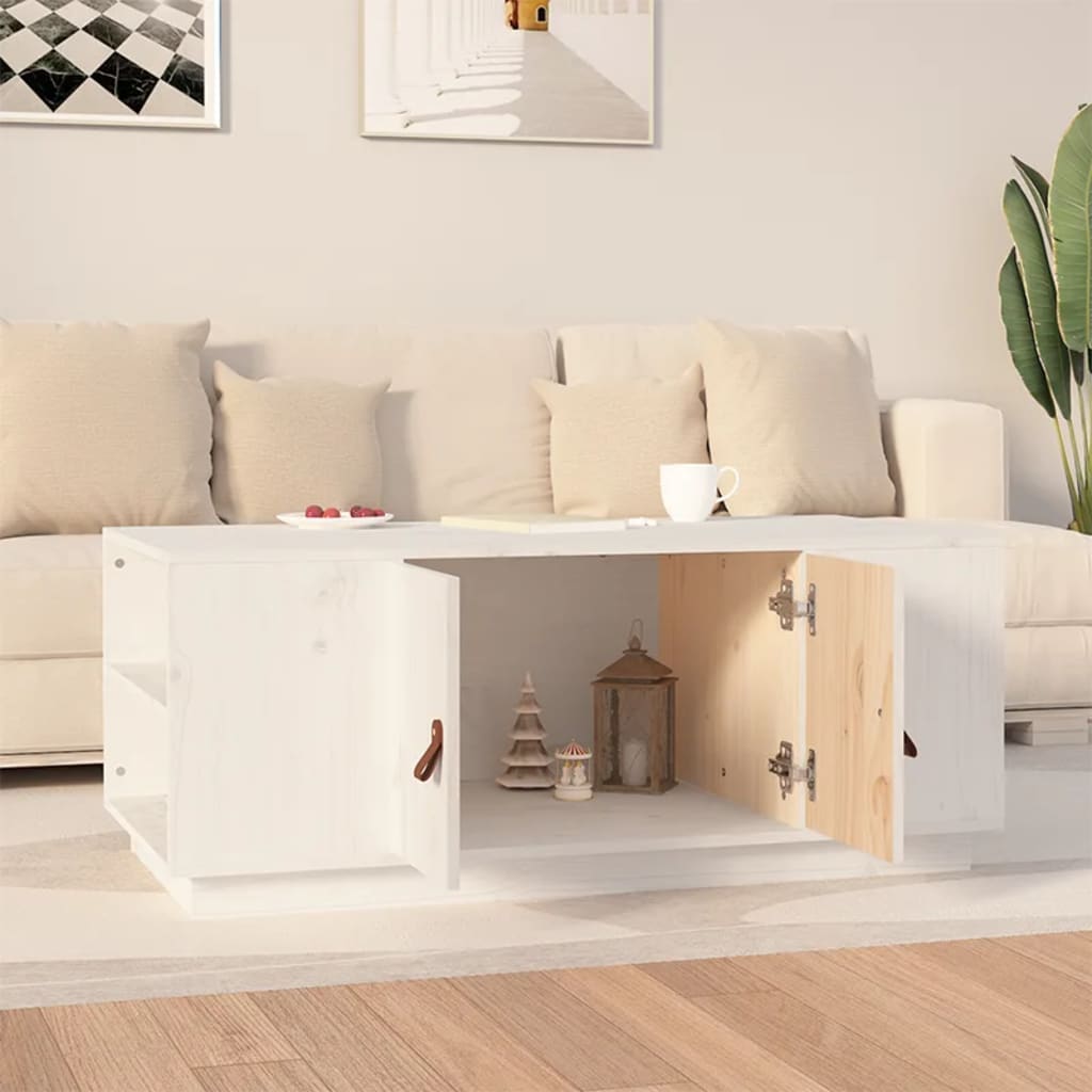 Salontafel 100X50X41 Cm Massief Grenenhout