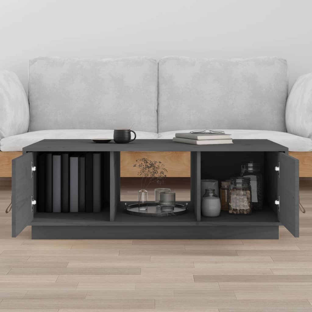 Salontafel 100X50X35 Cm Massief Grenenhout