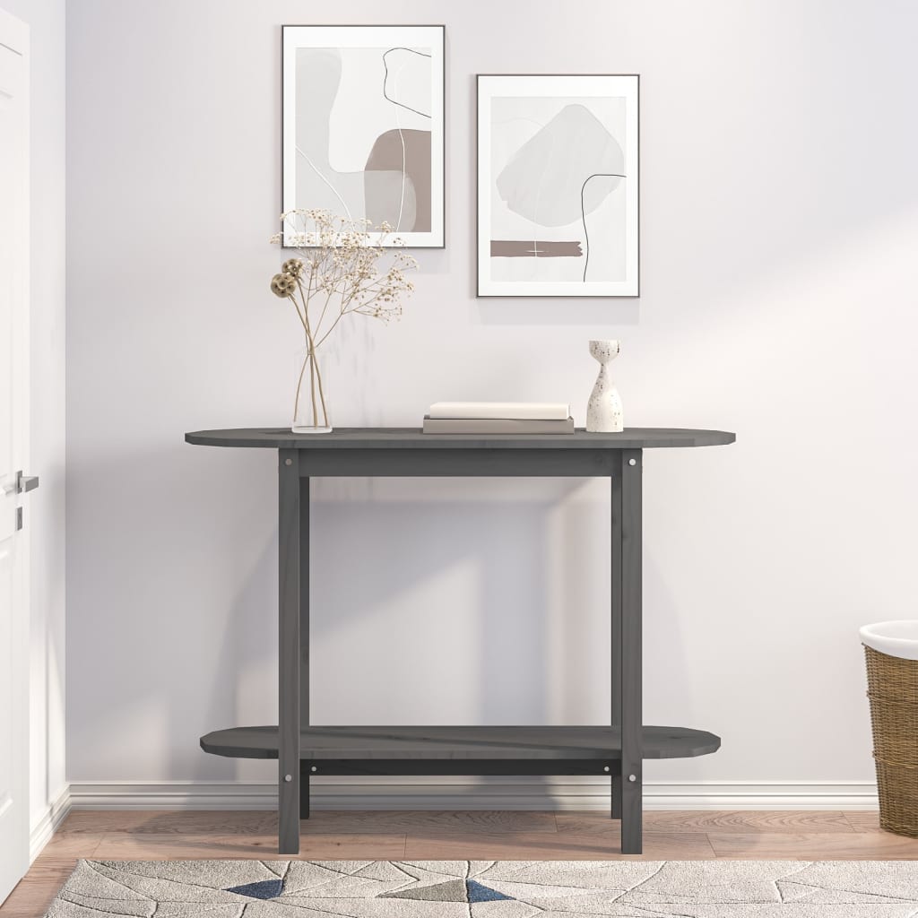 Wandtafel 110X40X80 Cm Massief Grenenhout