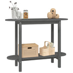 Wandtafel 110X40X80 Cm Massief Grenenhout
