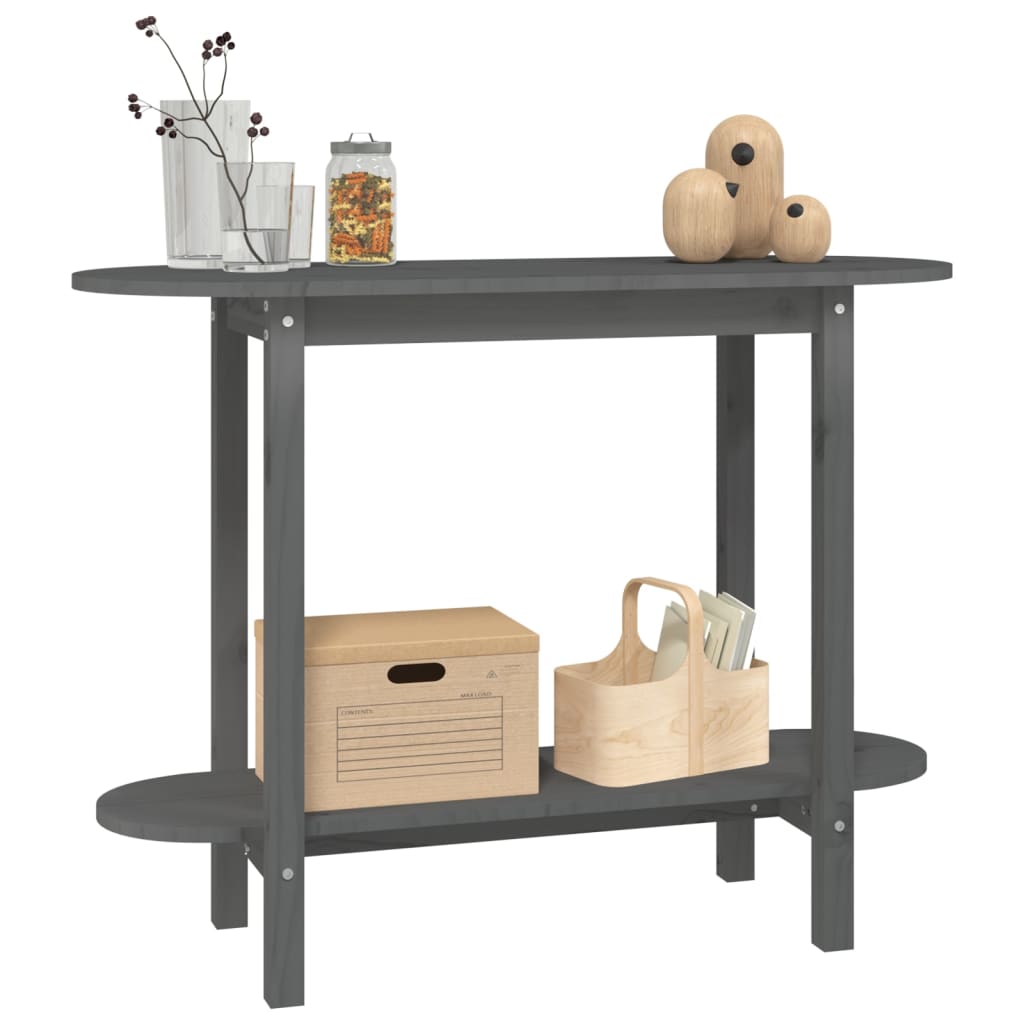 Wandtafel 110X40X80 Cm Massief Grenenhout