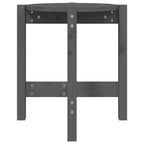 Salontafel Ø 42,5X45 Cm Massief Grenenhout
