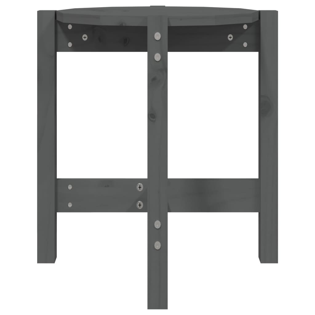 Salontafel Ø 42,5X45 Cm Massief Grenenhout