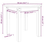 Salontafel Massief Grenenhout