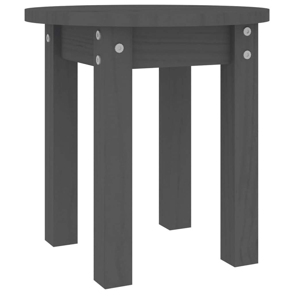 Salontafel Ø 35X35 Cm Massief Grenenhout