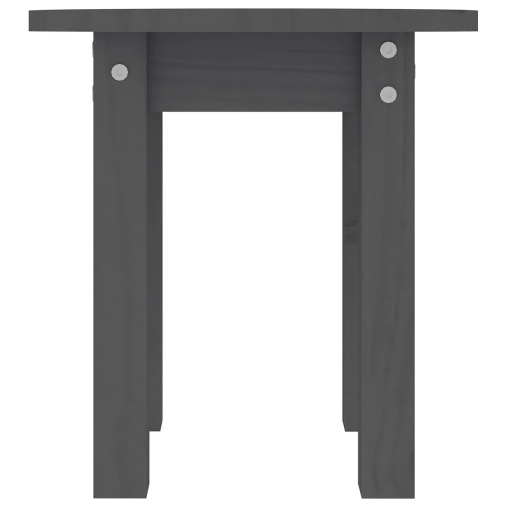Salontafel Ø 35X35 Cm Massief Grenenhout