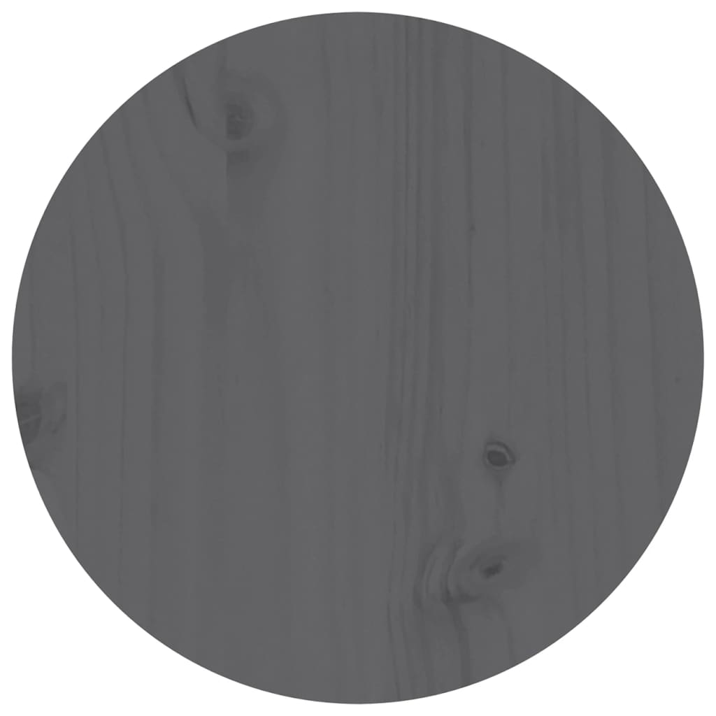 Salontafel Ø 35X35 Cm Massief Grenenhout