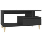 Salontafel 90X49X45 Cm Bewerkt Hout