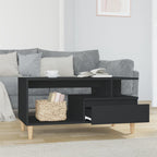 Salontafel 90X49X45 Cm Bewerkt Hout