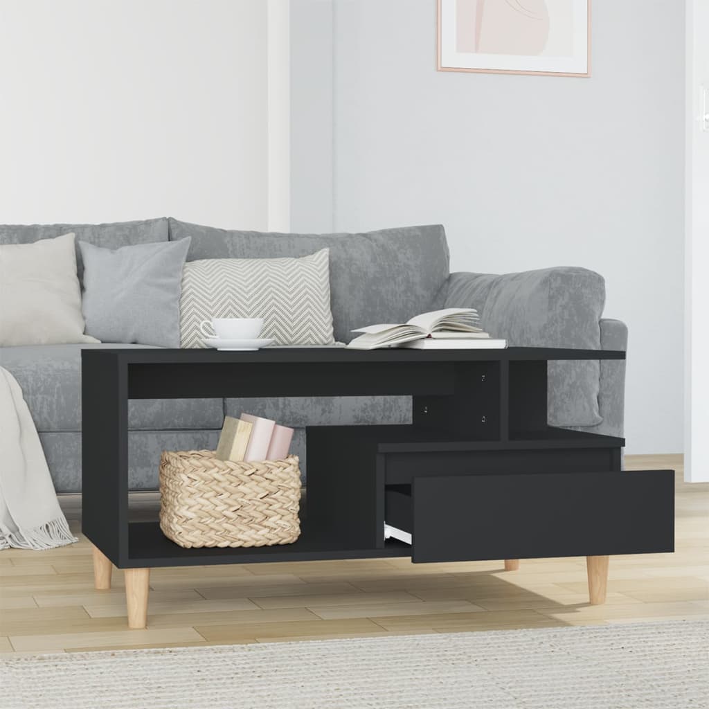 Salontafel 90X49X45 Cm Bewerkt Hout
