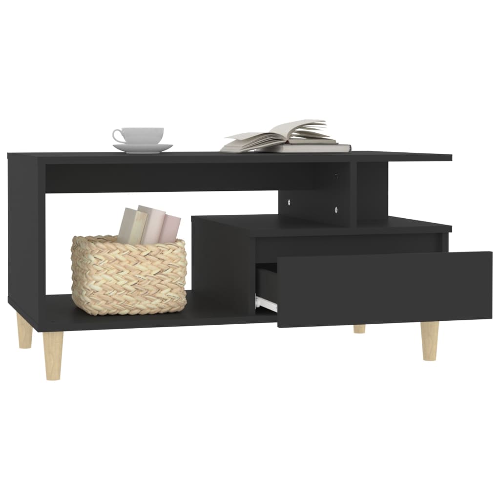 Salontafel 90X49X45 Cm Bewerkt Hout