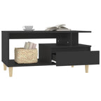 Salontafel 90X49X45 Cm Bewerkt Hout