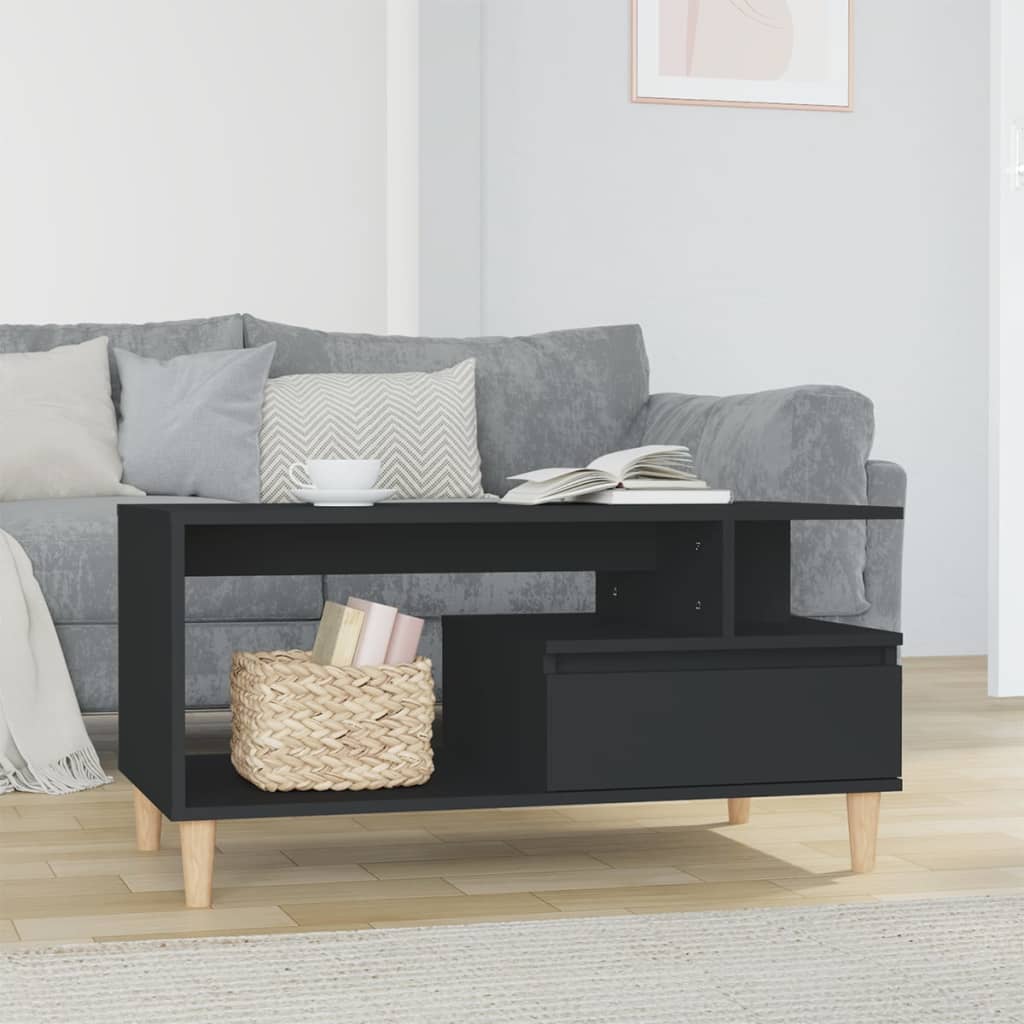 Salontafel 90X49X45 Cm Bewerkt Hout