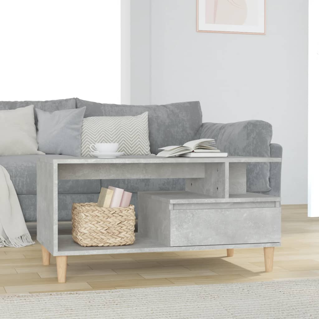 Salontafel 90X49X45 Cm Bewerkt Hout